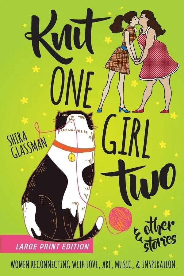 Cover of Knit One Girl Two and other stories by Shira Glassman, the collection containing the featured novella