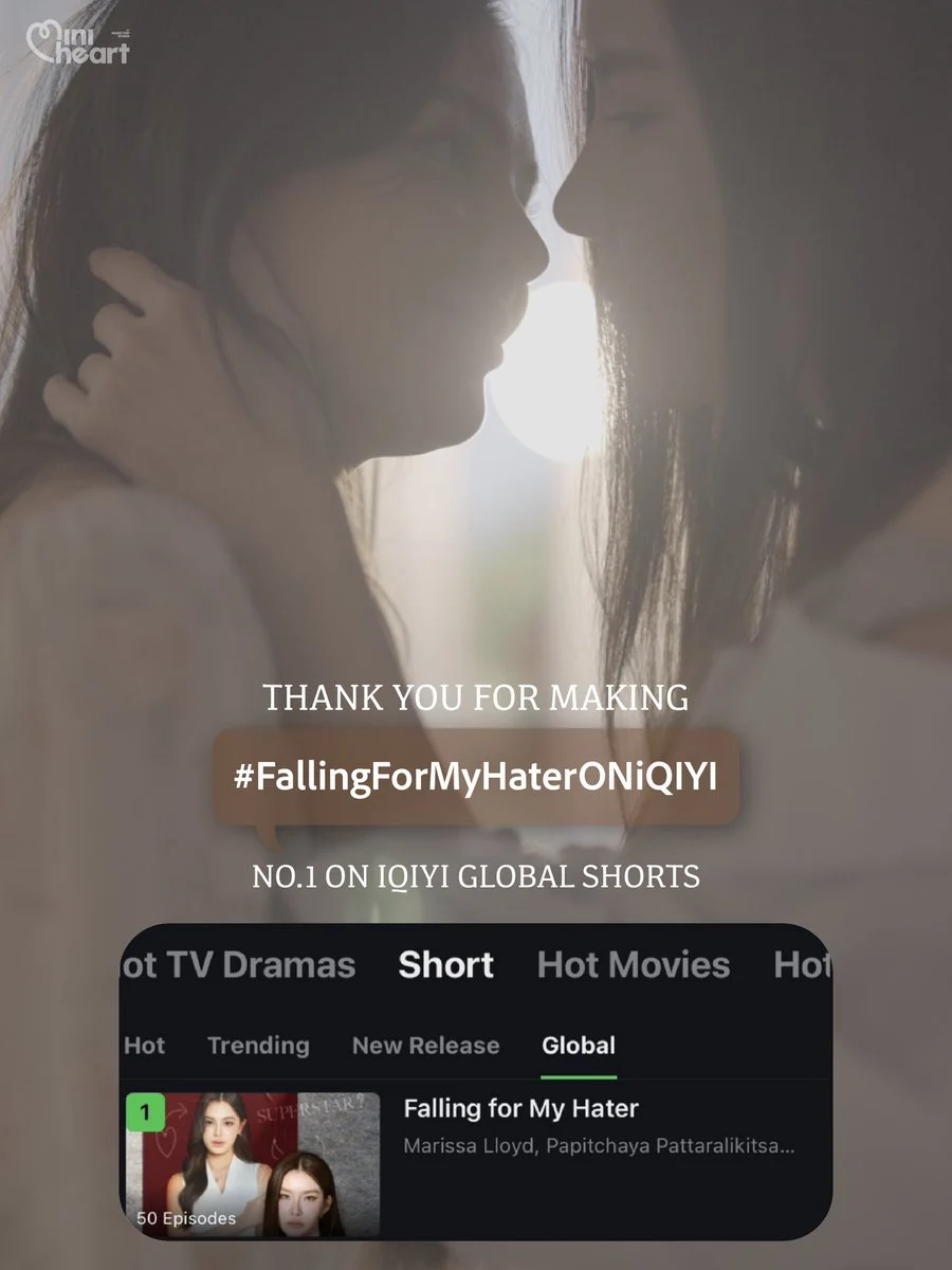 Official Falling for My Hater graphic reporting No. 1 on iQIYI Global Shorts