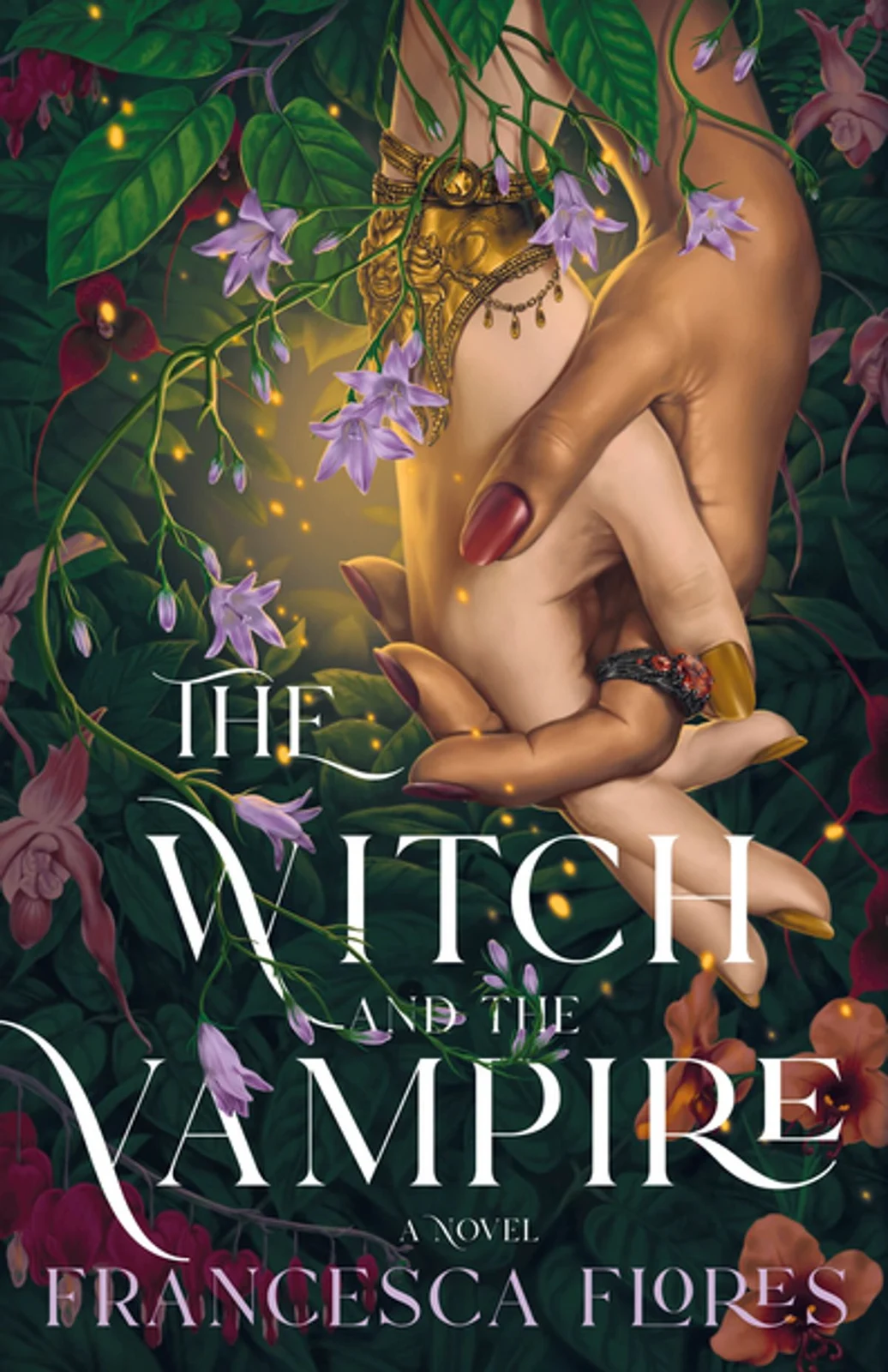 The Witch and the Vampire by Francesca Flores — cover